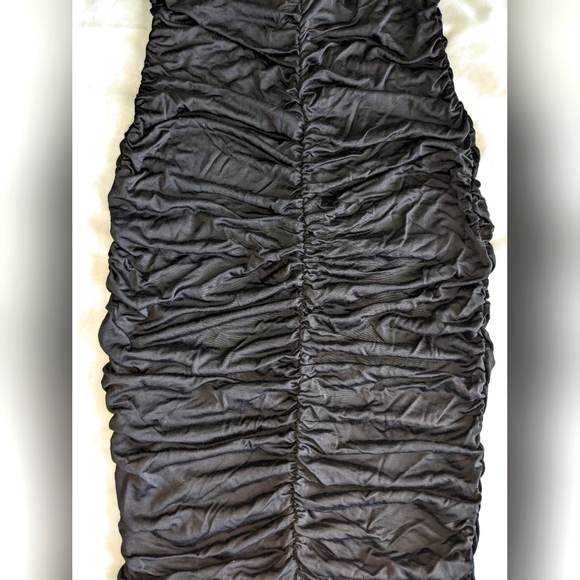 Forever 21+ Women's Strapless Ruched Dress - Picture 5 of 10